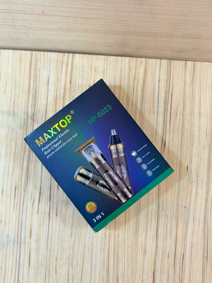 Maxtop MP-8023 Professional 3-in-1 Rechargeable Trimmer
