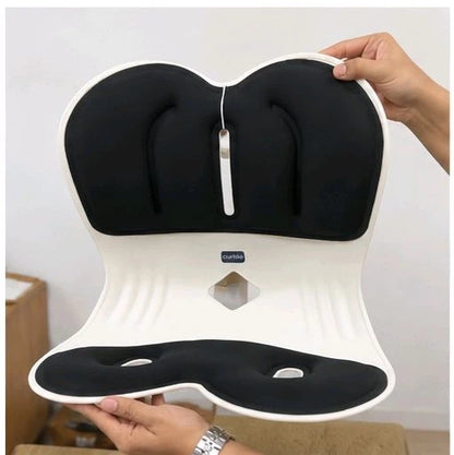 Ergonomic Posture Corrector Seat Cushion – Portable Lumbar & Pelvic Back Support for Office Chair, Sofa & Car