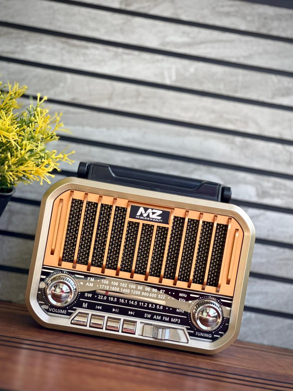 MZ S666 Retro Radio Speaker – AM/FM/SW Multi-Band Wireless Speaker