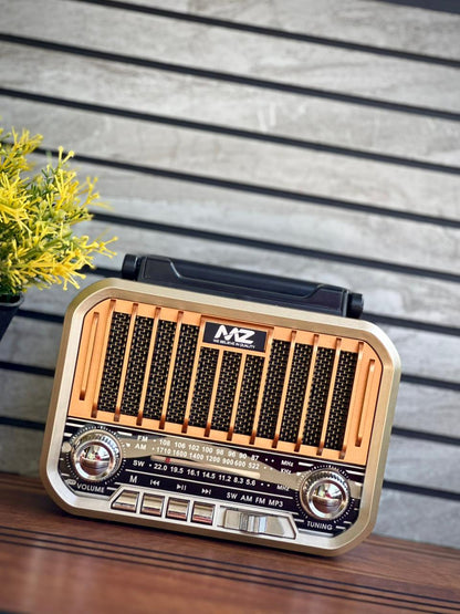 MZ S666 Retro Radio Speaker – AM/FM/SW Multi-Band Wireless Speaker