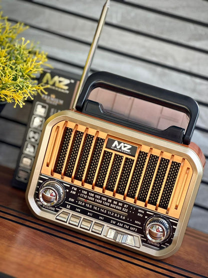 MZ S666 Retro Radio Speaker – AM/FM/SW Multi-Band Wireless Speaker