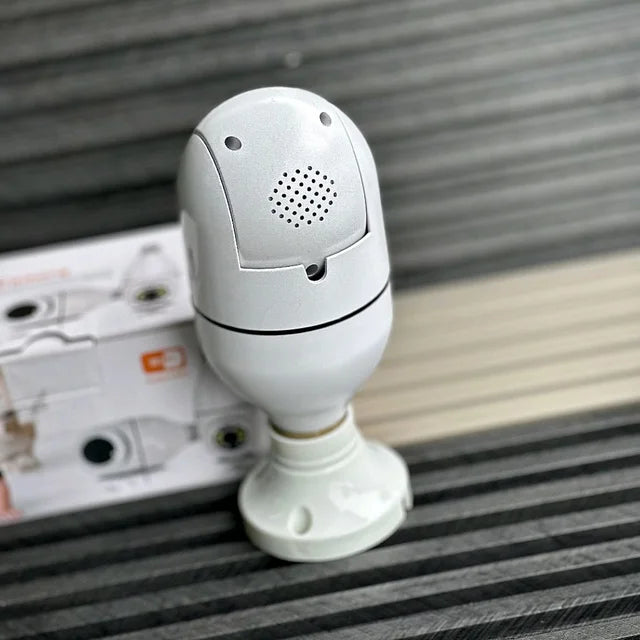 WiFi Smart Bulb Security Camera – 360° Wireless CCTV Camera