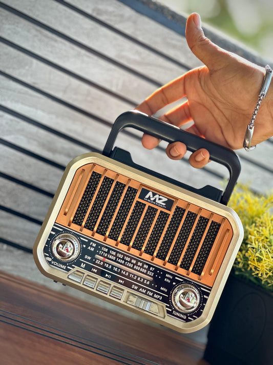 MZ S666 Retro Radio Speaker – AM/FM/SW Multi-Band Wireless Speaker