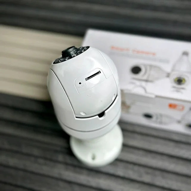 WiFi Smart Bulb Security Camera – 360° Wireless CCTV Camera