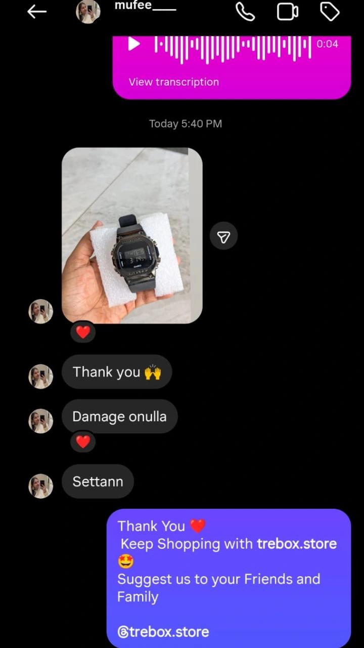 Verified customer review