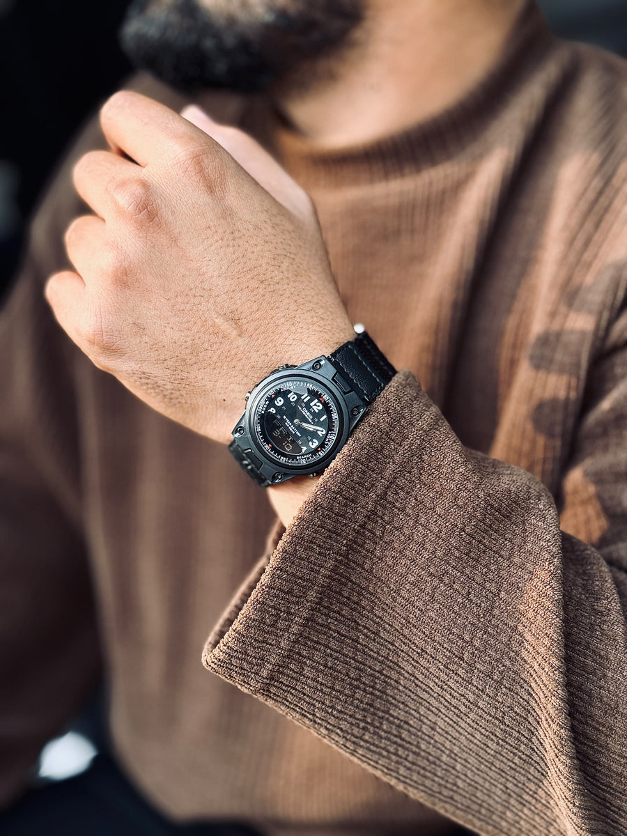 Retro Analog-Digital Watch