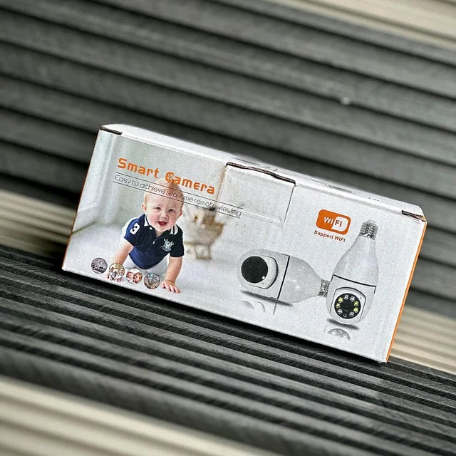 WiFi Smart Bulb Security Camera – 360° Wireless CCTV Camera