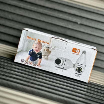 WiFi Smart Bulb Security Camera – 360° Wireless CCTV Camera
