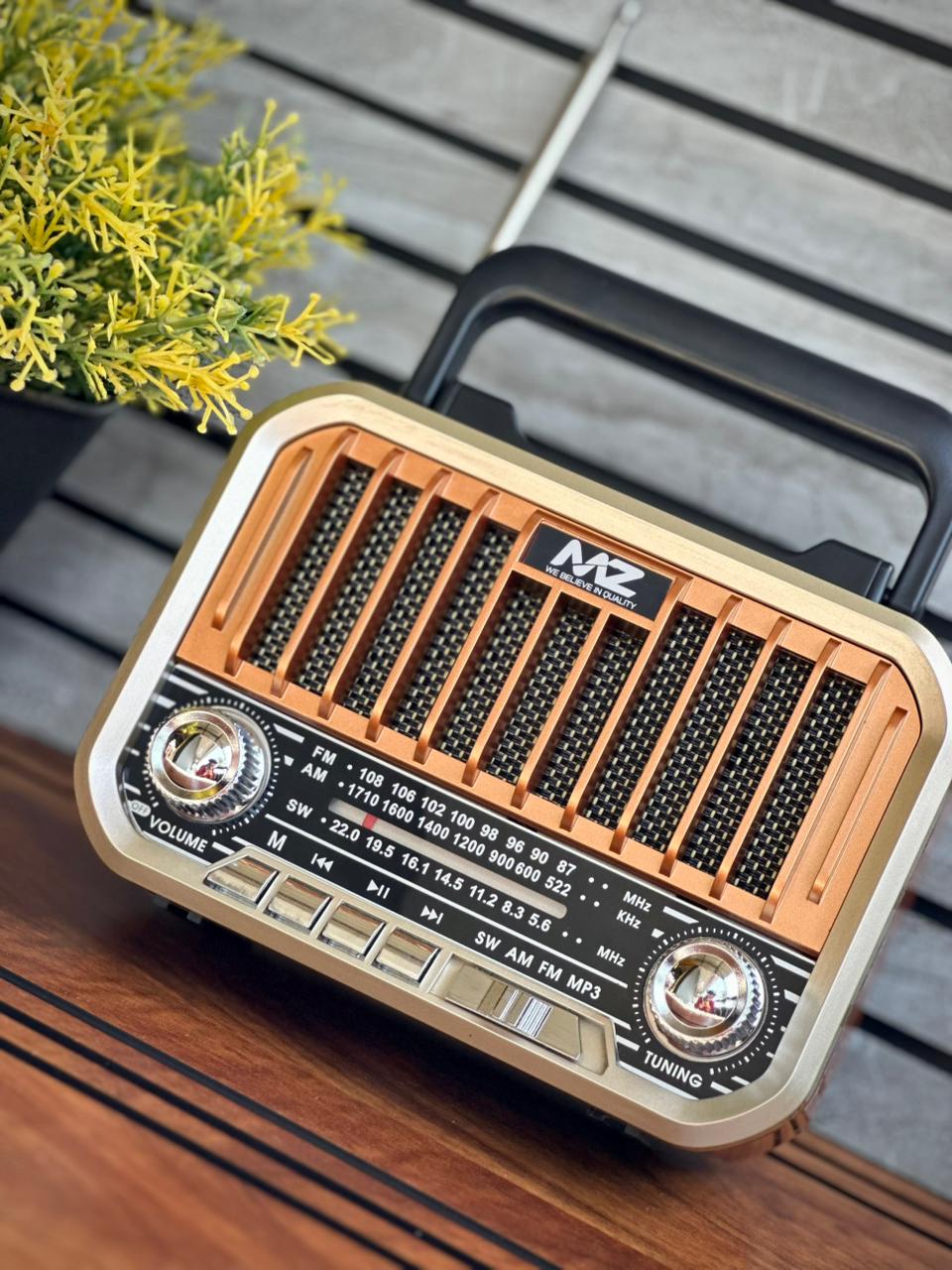 MZ S666 Retro Radio Speaker – AM/FM/SW Multi-Band Wireless Speaker